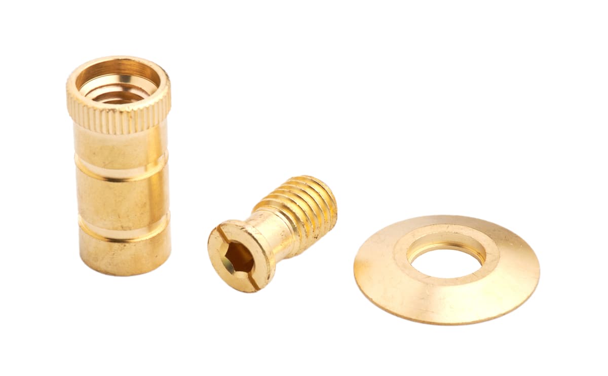 Brass Pool Anchor with Flange Disk