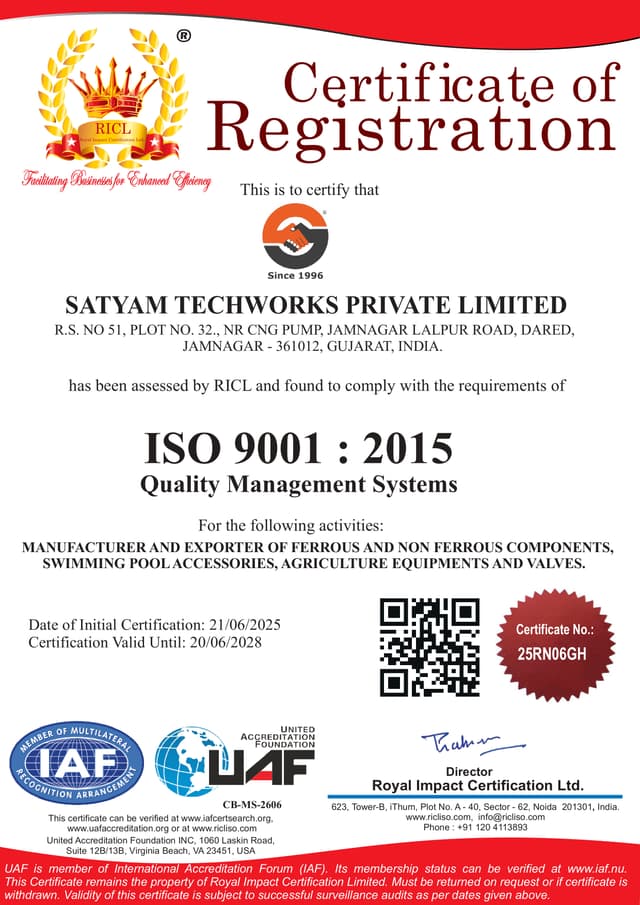 ISO 9001:2015 Certified